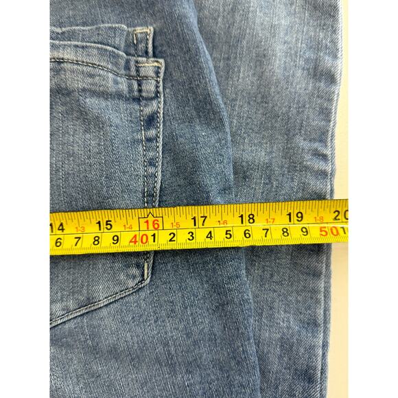 Democracy Jeans Women's 12 Blue "Ab" Technology Skinny Fit Raw Hem Stretch Denim - Picture 7 of 8